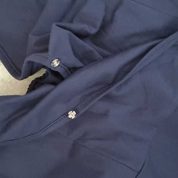 Ultranice summer casual wrap v neck ruffle bottom dress. - Picture 7 of 9